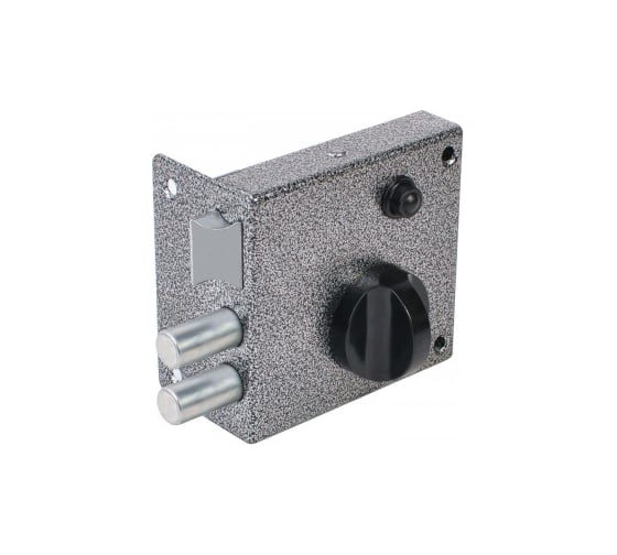 Изображение товара Накладной замок Marlok ЗН 3, 2 ригеля, с защелкой, серебро 020606