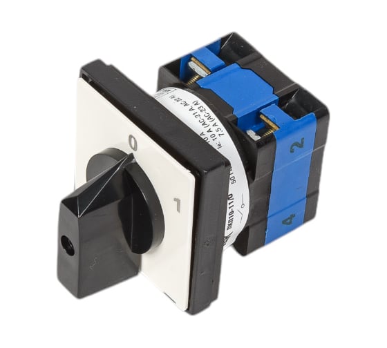 Изображение товара Кулачковый переключатель IEK, ПКП10-11/0, 10А, 0-1, 1Р/400В, ИЭК BCS11-010-1