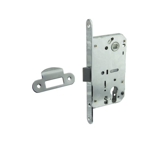 Изображение товара Бесшумная защелка Marlok SD600ЕТ под цилиндр, м/о 85 мм, CP хром 007896