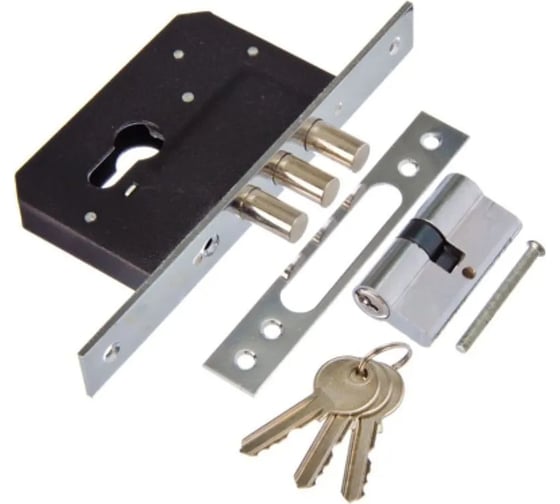 Изображение товара Корпус врезного замка Marlok 189-3M CP хром 004695