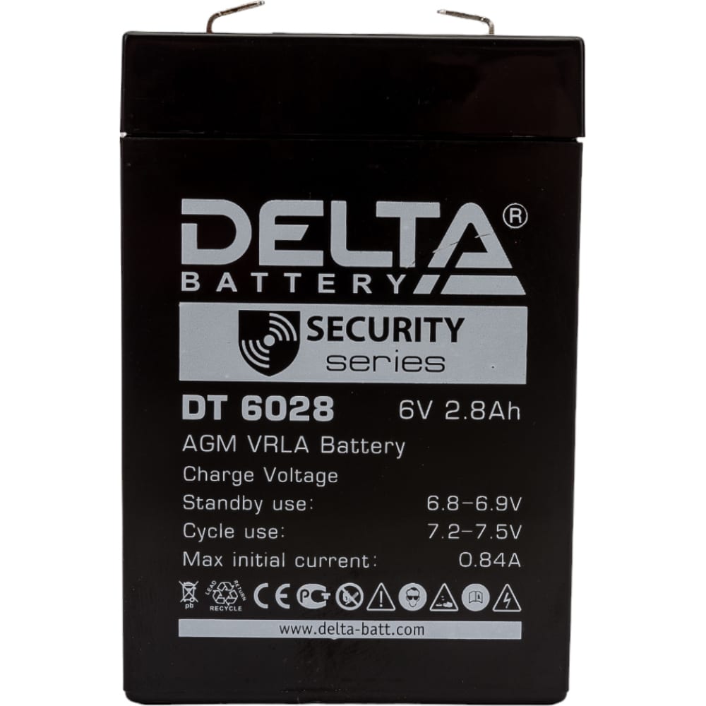 Батарея аккумуляторная DELTA батарея для ибп delta dtm 12120 l 12в 120ач