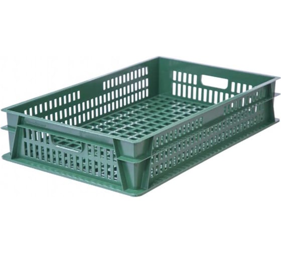 Изображение товара Ящик Дигрус 39 л, перфорированный, 740x465x145, зелёный Я/ПЕР-39-З/Д