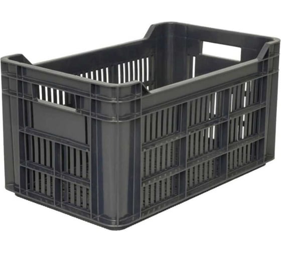 Изображение товара Ящик Дигрус 39.6 л, перфорированный, 500x300x264, черный Я/ПЕР-39,6-Ч/Д