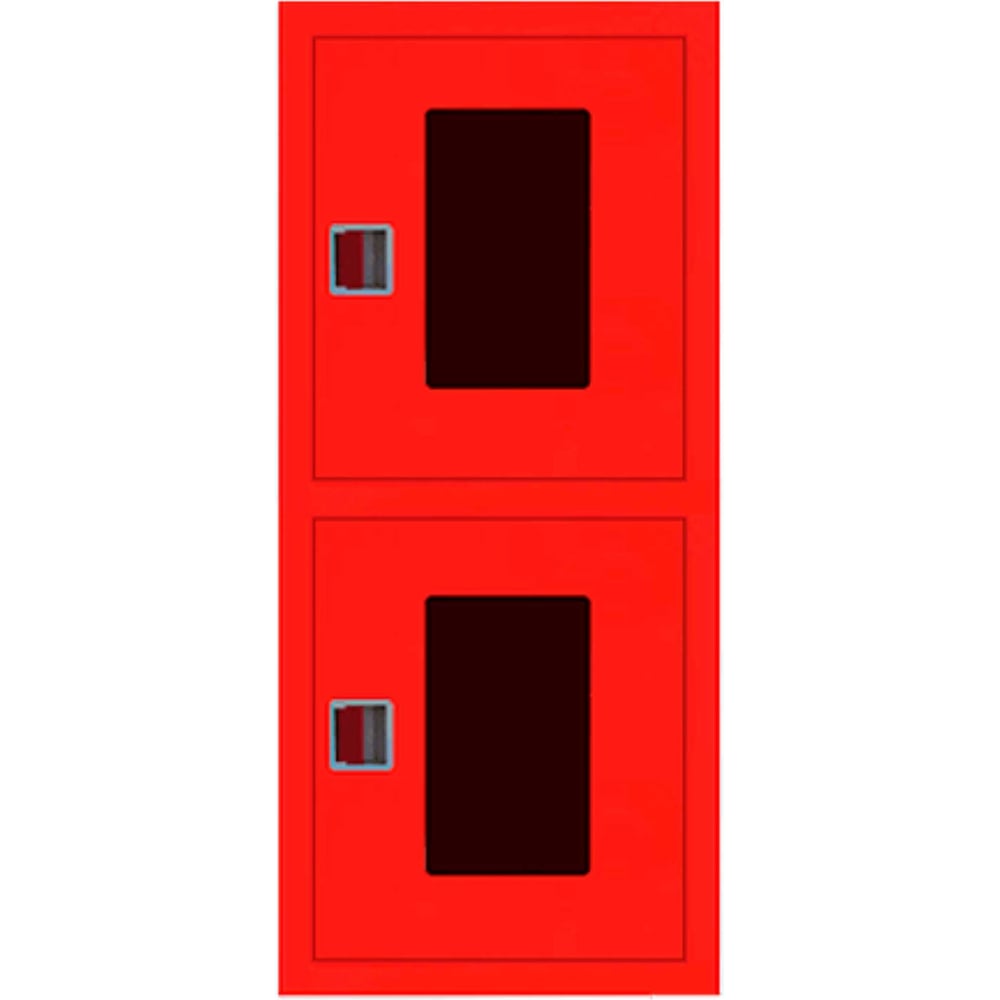 Изображение товара Навесной открытый вертикальный шкаф Карелпожлиния ШПК-ДУБЛЬ-320-21 красный