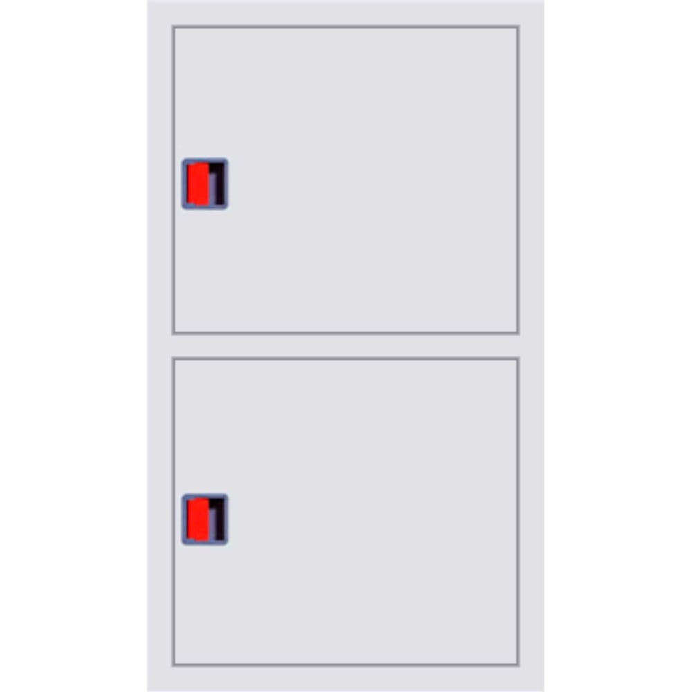 Изображение товара Навесной закрытый вертикальный шкаф Карелпожлиния 540x230x1300 мм белый