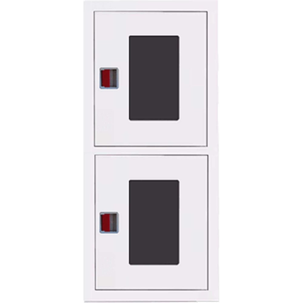 Изображение товара Встроенный вертикальный шкаф ШПК-ДУБЛЬ-320-21 ВОВрБ белый навесной