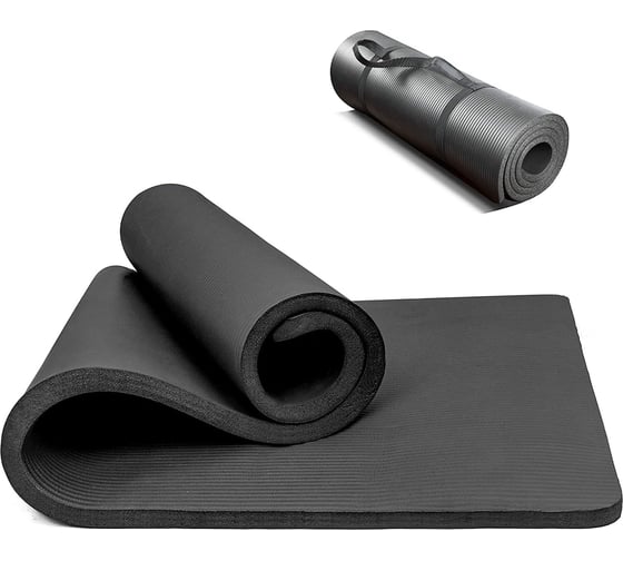 Изображение товара Коврик для йоги и фитнеса PROIRON 1800x610x15 мм, черный К18615Ч