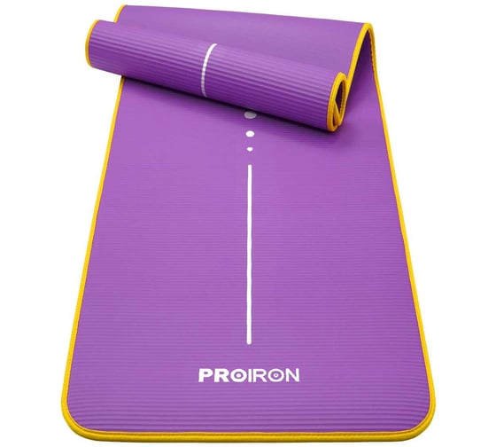 Изображение товара Коврик для йоги и фитнеса PROIRON 1830x660x10 мм, NBR, фиолетовый К18610НФ