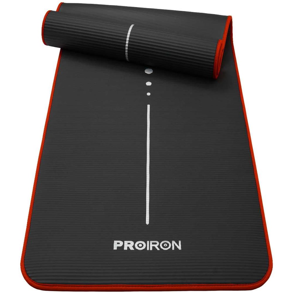 Изображение товара Коврик для йоги и фитнеса PROIRON 1830x660x10 мм NBR черный