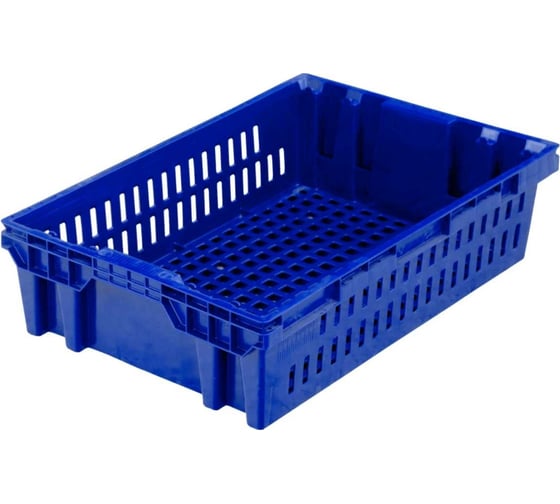 Изображение товара Ящик Дигрус 27 л, перфорированный, 600x400x152, синий Я/ПЕР-27-С/Д