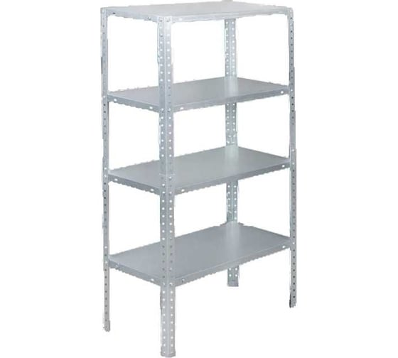 Изображение товара Стеллаж бытовой КРЕПКО-НАКРЕПКО 1150x600x30, 4 полки 00561
