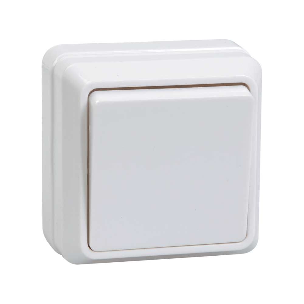 Одноклавишный наружный выключатель GENERICA ОКТАВА EVO10-K01-10-DC