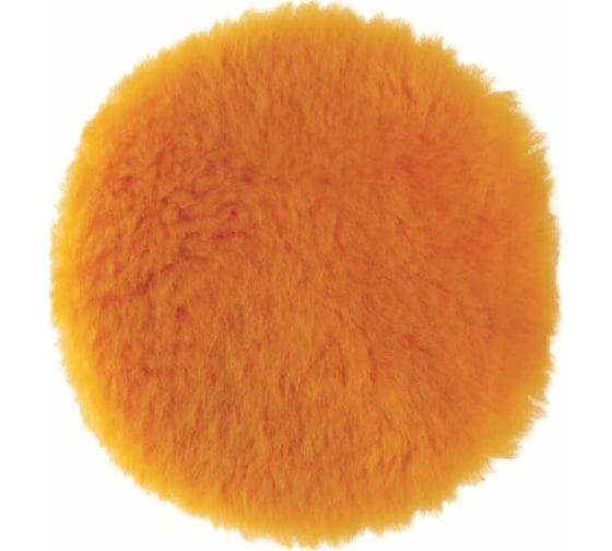 Изображение товара Диск полировальный из натуральной овчины 150 мм, желтый, 1 шт Hanko sheep-150Y