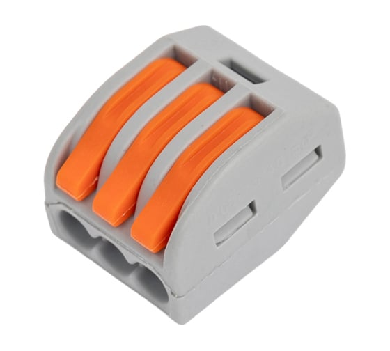 Изображение товара Клемма универсальная строительно - монтажная 3-проводная General Lighting Systems GTER2-03, упаковка 50 шт, 800482