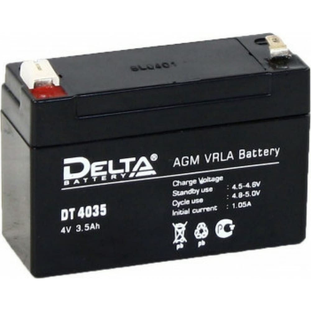 Батарея аккумуляторная DELTA аккумуляторная батарея delta 9 ач 12 вольт hr 12 34w