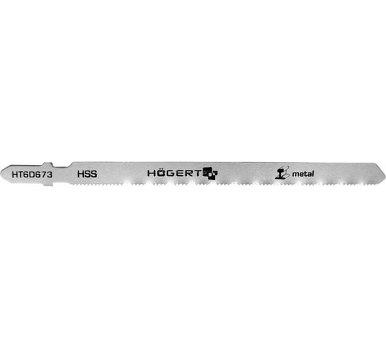 Изображение товара Полотно для электролобзика по металлу 132 мм, 21TPI, чистый рез, 5 шт T318A HOEGERT TECHNIK HT6D673