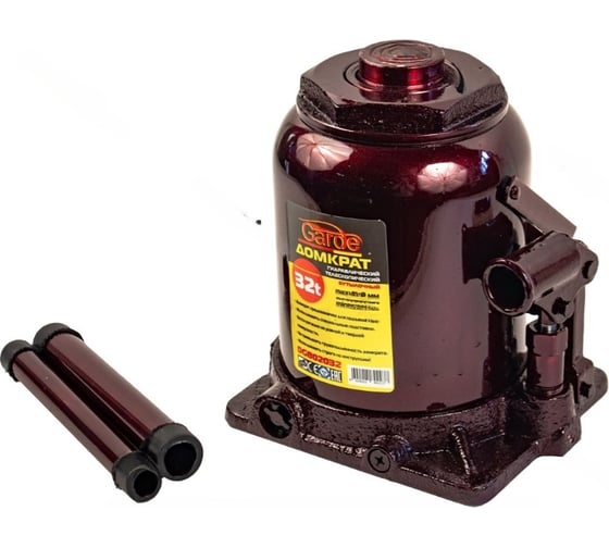 Изображение товара Гидравлический домкрат GARDE DGB2032 32 т, бутылочный, 250-530 мм, двойной шток DGB02032