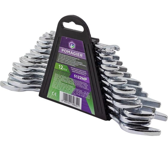 Изображение товара Ключи рожковые POMAGIER 12 предметов POM-5122MP(57281)