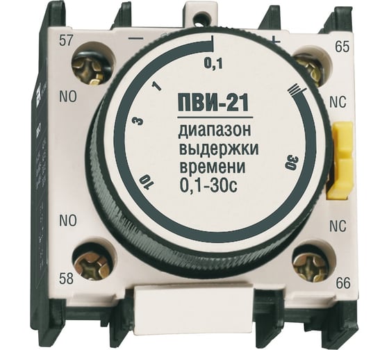 Изображение товара Приставка IEK ПВИ-11, 0.1-30 сек, ИЭК KPV10-11-1