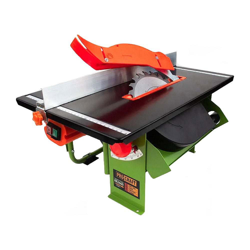 Изображение товара Профессиональная стационарная циркулярная пила PROCRAFT KR2600 для точной резки древесных материало
