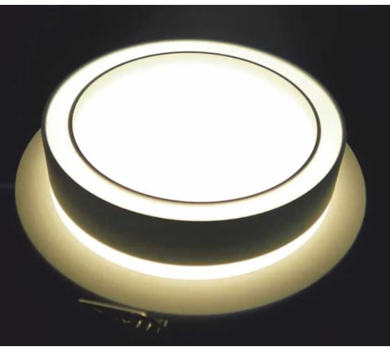 Изображение товара Cветильник потолочный встраиваемый ООО ТД Агиро 23180 WH белый 2 шт. в уп. PLO23180WH