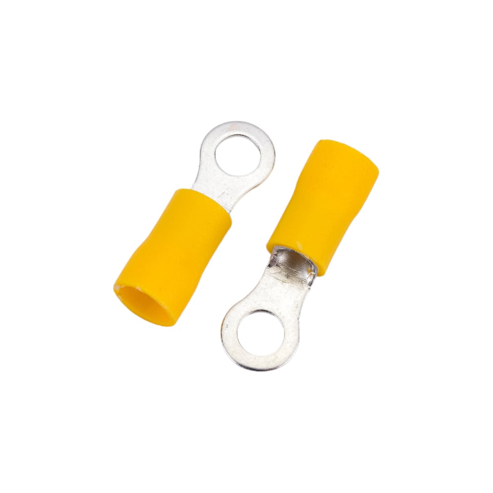 Изображение товара Наконечник кольцевой прямой IEK НКИ 4-6 мм2, 100 шт, медь, изоляция ПВХ