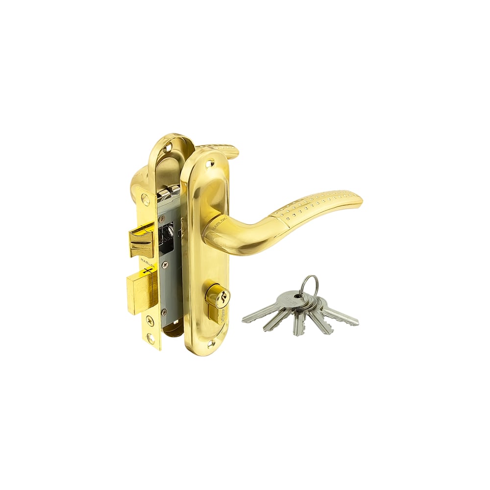 Изображение товара Врезной замок Marlok 50/LA02-ЦМ70 с английскими ключами