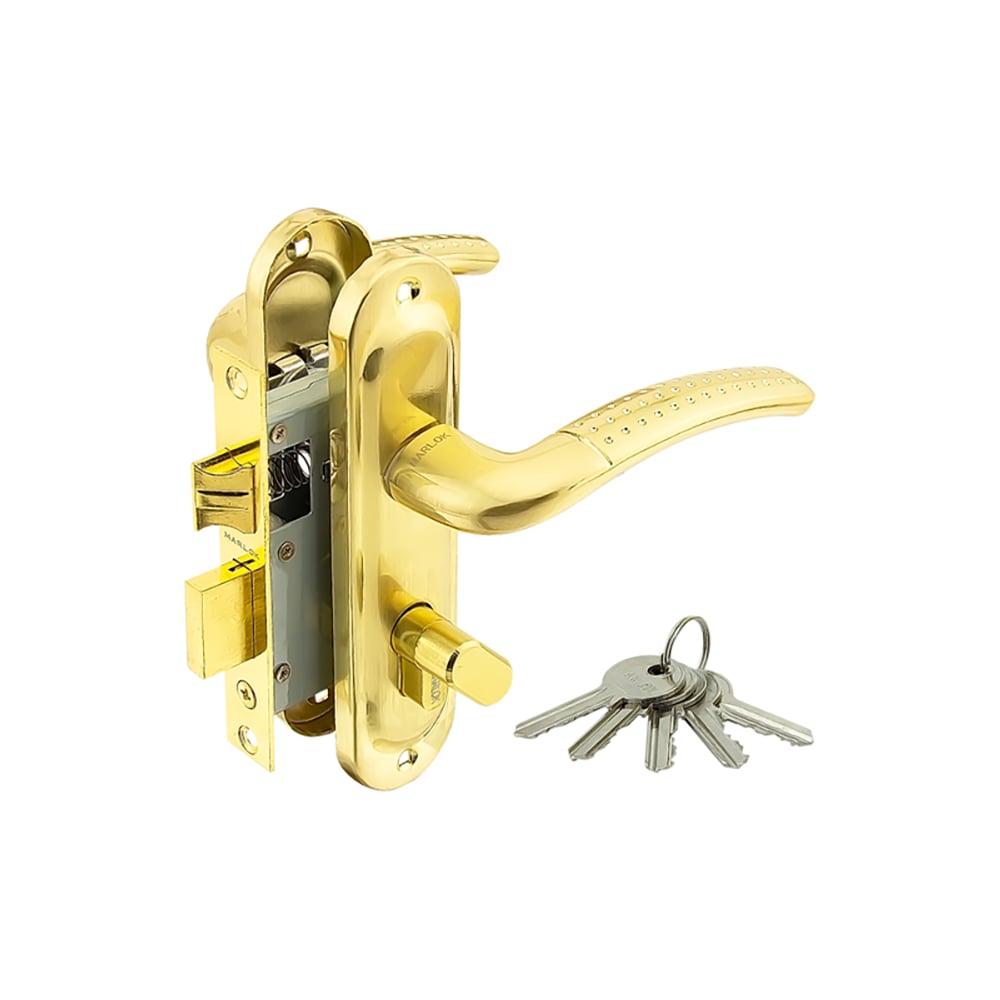 Изображение товара Замок врезной Marlok 50/LA02-ЦМВ70 с ключом и автоматическим запиранием