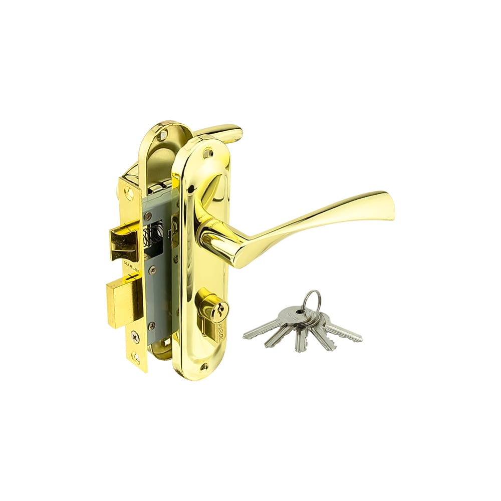 Изображение товара Врезной замок Marlok 50/L76-ЦМ70 межосевое 50 мм бронзовое покрытие