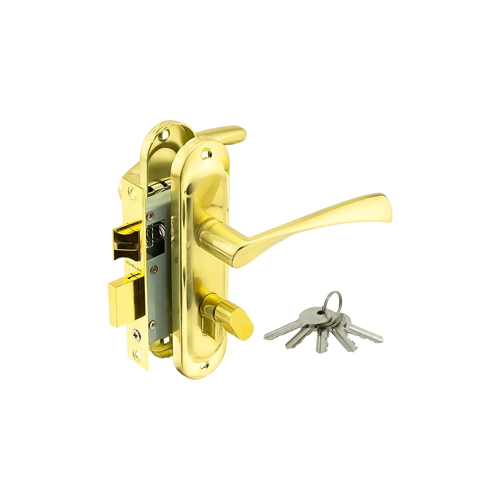 Изображение товара Замок врезной Marlok 50/L76-ЦМВ70 для деревянных дверей с английским ключом