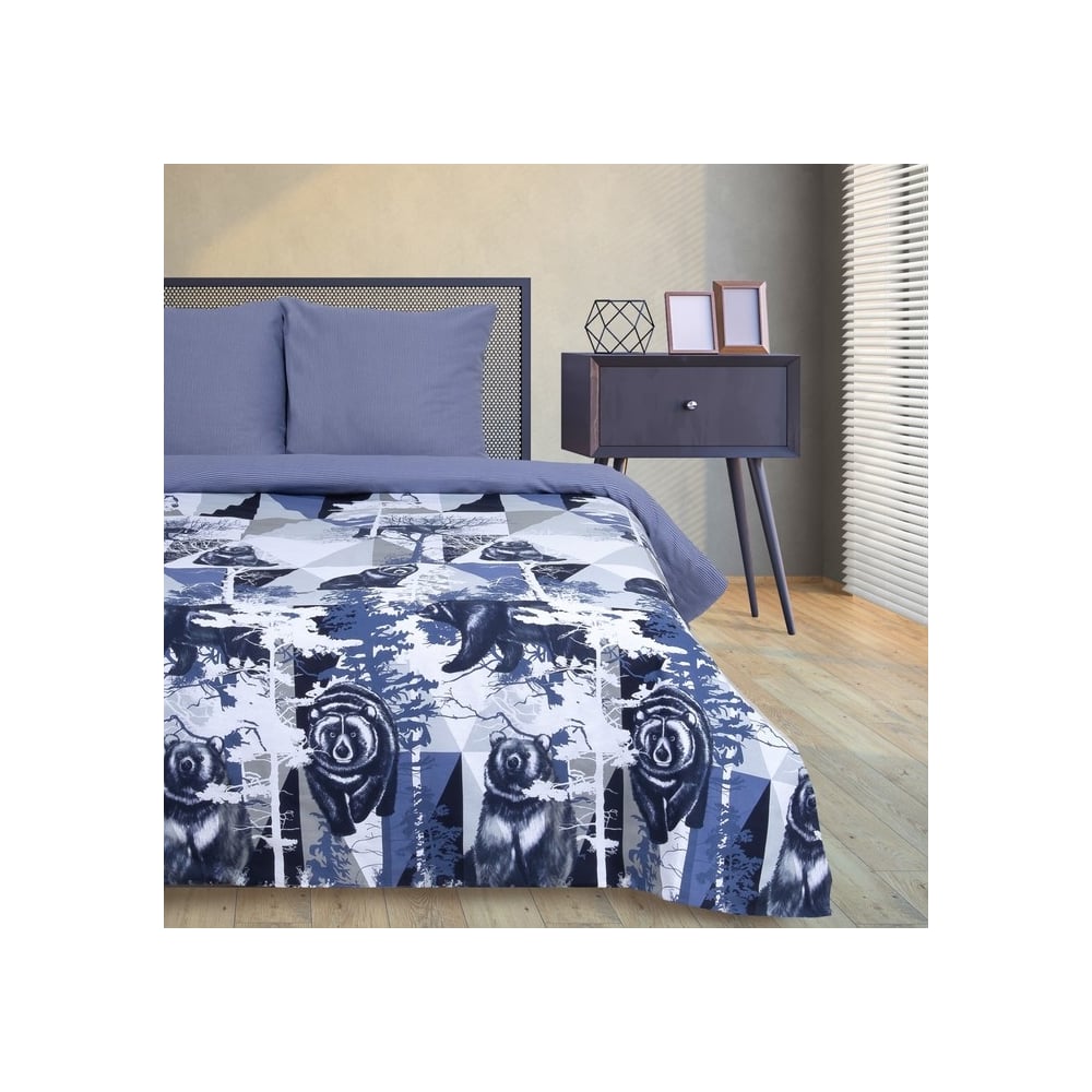 Изображение товара Комплект постельного белья Этель евро Геометрия леса 200x217 см 220x240 см 70x70 см 2 шт