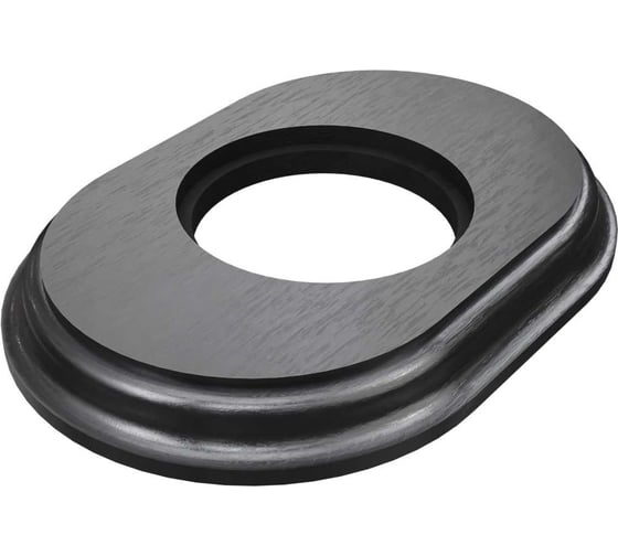 Изображение товара 1-местная рамка МЕЗОНИНЪ дерево, скрытой установки, овал, венге, Лахта, "СенатЪ" GE70841-36