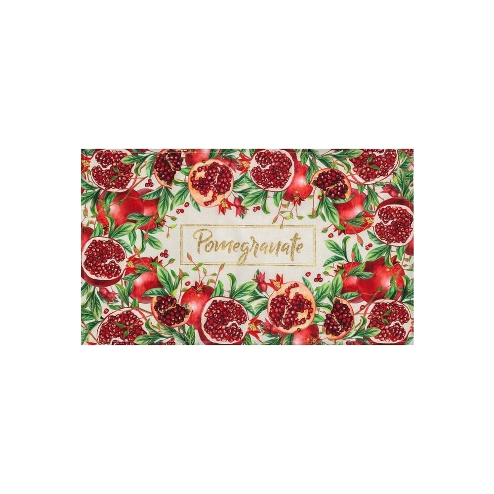 Изображение товара Полотенце Этель Гранаты 40x73 см хлопок плотность 190 г/м² яркий дизайн