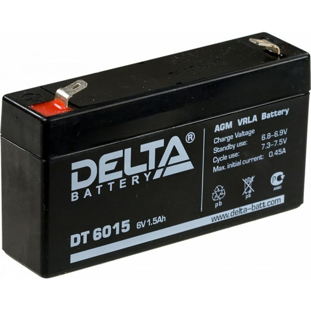 Батарея аккумуляторная DELTA батарея для ибп delta dt 1218 12в 18ач