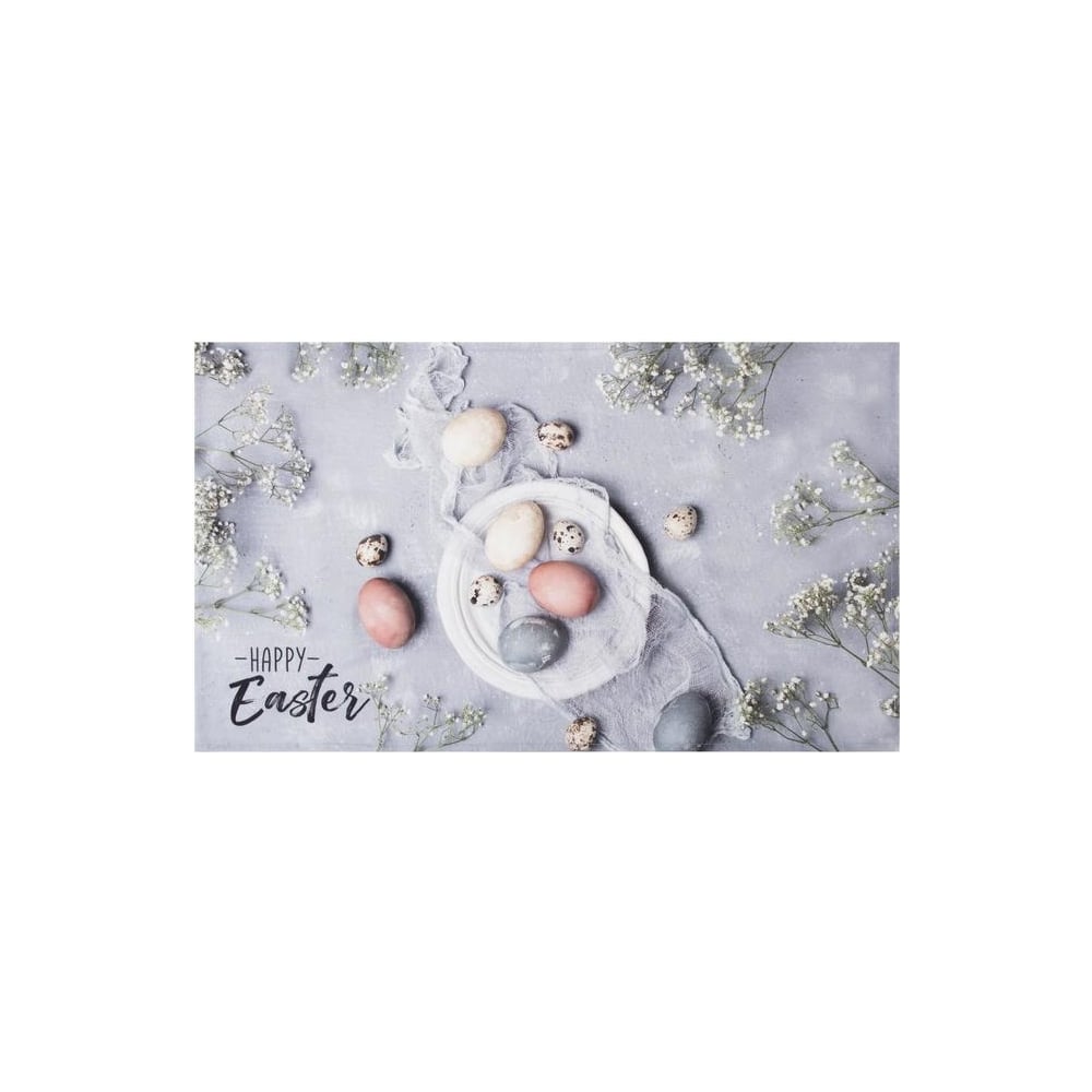 Изображение товара Полотенце Этель C Пасхой 40x73 см, 100% хлопок, саржа, мягкое и прочное