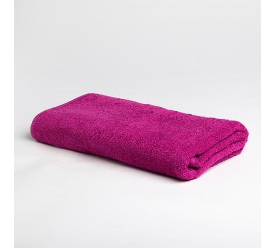 Изображение товара Полотенце махровое Экономь и Я 70x130 см, сиреневый, 100% хлопок, 320 г/кв.м 6957342