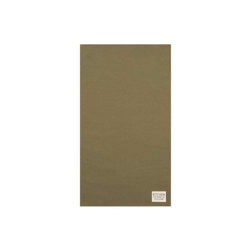 Изображение товара Полотенце Этель Kitchen 40x73 см зеленое 100% хлопок саржа 220 г/м²