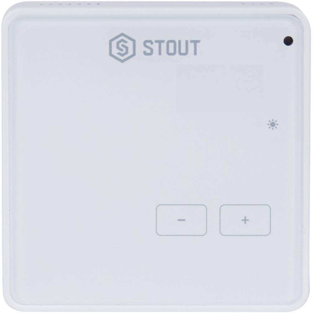 Беспроводной комнатный регулятор STOUT проводной комнатный регулятор r 9z stout ste 0101 009004