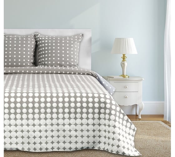 Изображение товара Комплект постельного белья Этель 2 спальный, Иллюзия (вид 2) 175x215 см, 200x220 см, 70x70 см - 2 шт., 100% хлопок, бязь 1 1158058