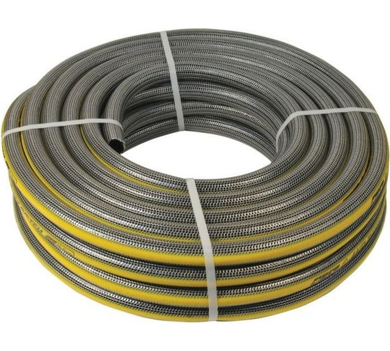 Изображение товара Поливочный неперекручивающийся шланг USP 1/2"x25 м, черный/желтый 77284-16