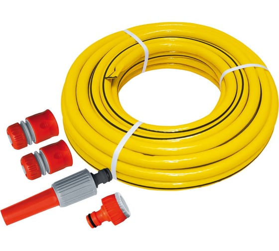 Изображение товара Набор для полива USP 1/2"х15 м, 3 коннектора и распылитель 77281