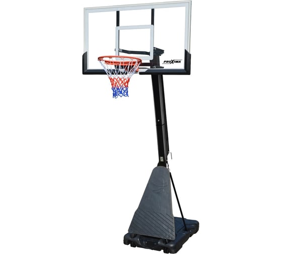 Изображение товара Мобильная баскетбольная стойка Proxima 54", стекло S027