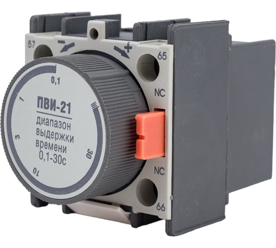 Изображение товара Приставка IEK ПВИ-21, 0.1-30сек, ИЭК KPV20-11-1