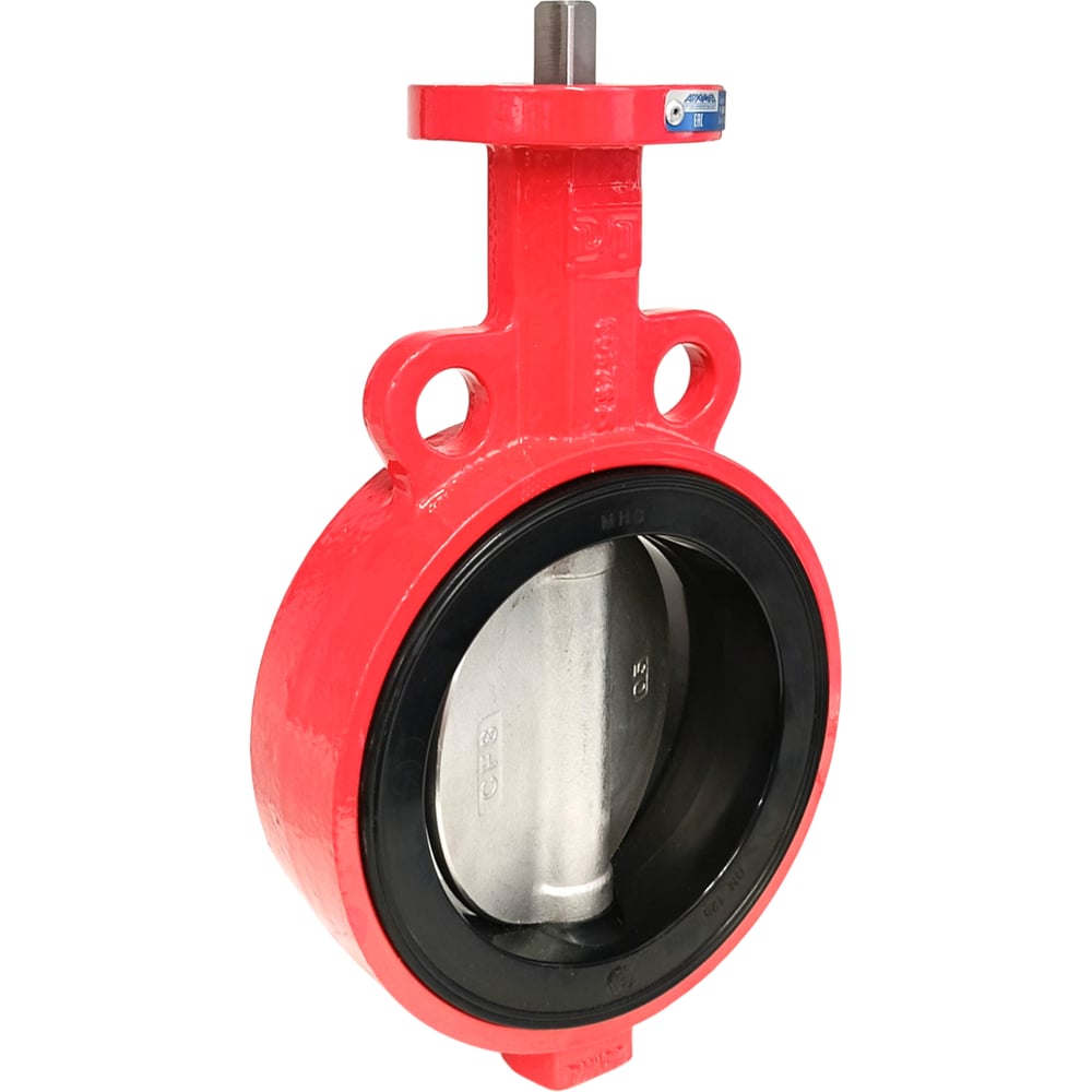 Изображение товара Дисковый поворотный межфланцевый затвор Архимед, ДУ125, РУ16, чугун нержавеющая сталь