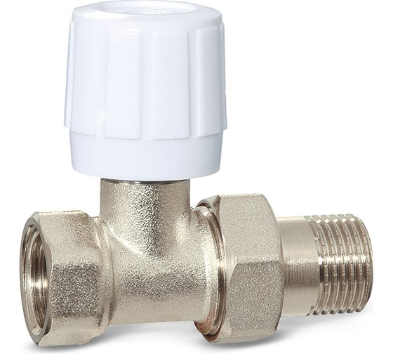 Изображение товара Регулирующий вентиль для радиатора LAMMIN прямой, 1/2" LM21043000015