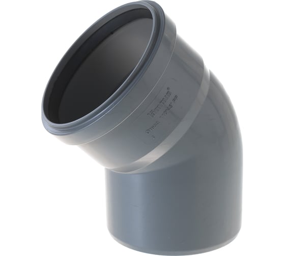 Изображение товара Отвод внутренней канализации LAMMIN 110х45 градусов Lm35040011045