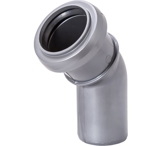 Изображение товара Отвод внутренней канализации LAMMIN 40х45 градусов Lm35040004045