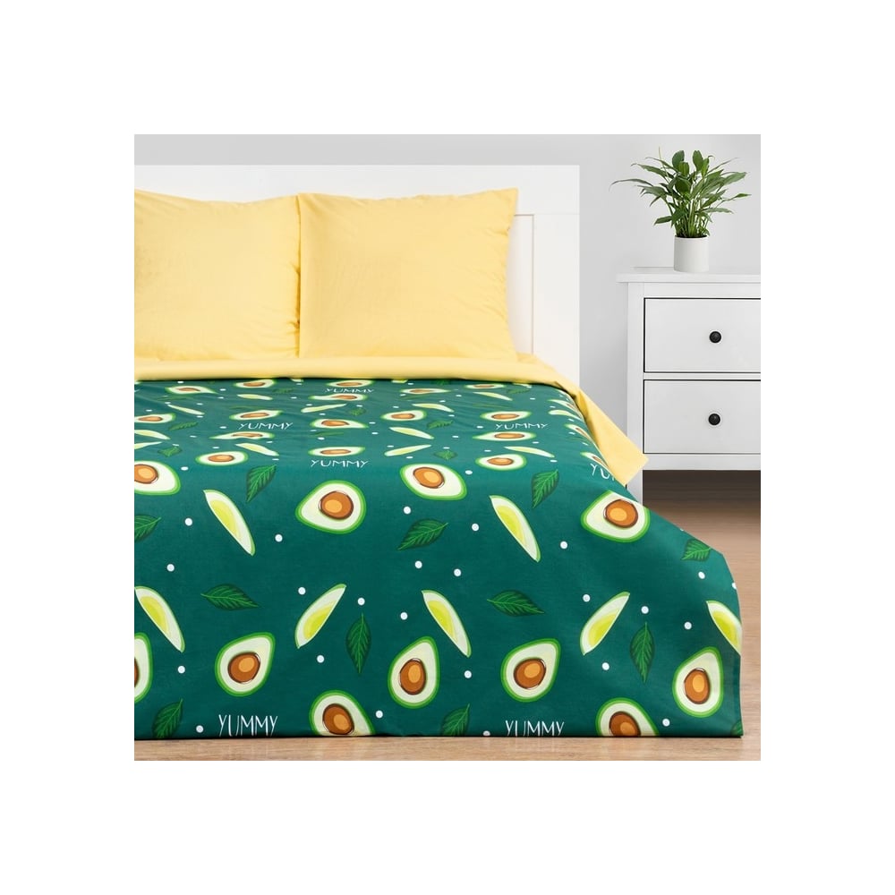 Изображение товара Комплект постельного белья Этель Avocado для двуспальной кровати