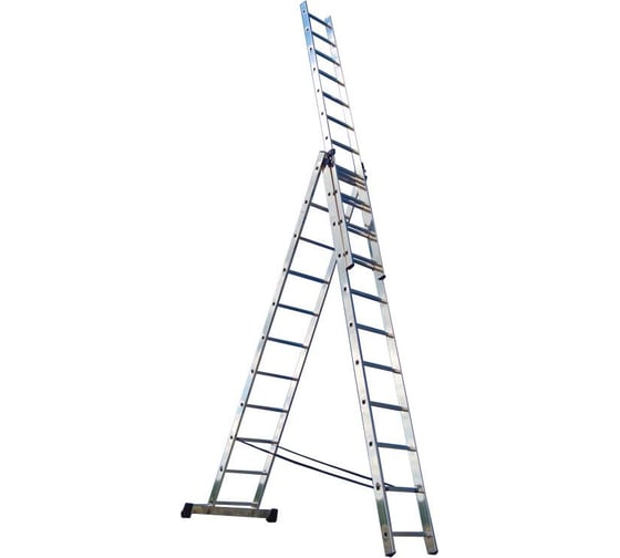 Изображение товара Трехсекционная лестница РемоКолор 7 ступеней 63-3-007