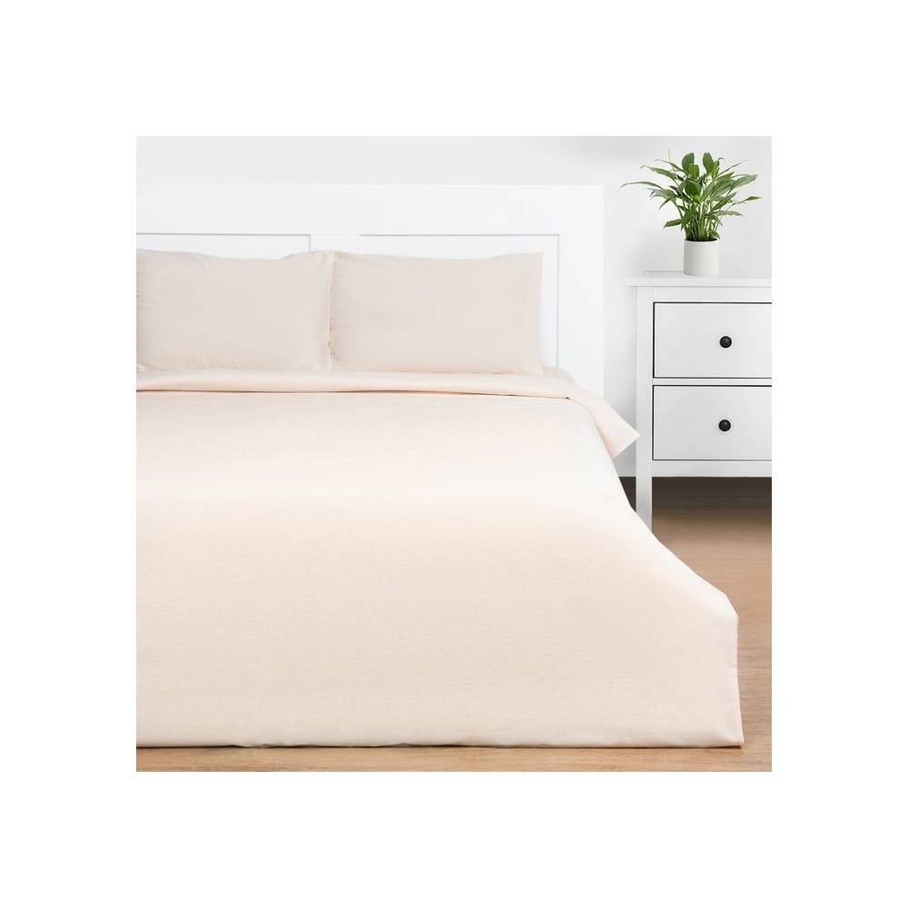 Изображение товара Комплект постельного белья Этель 1,5 спальный, бежевый, 100% хлопок